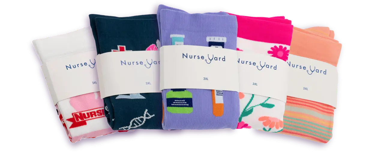 Nurse Yard Compression Socks